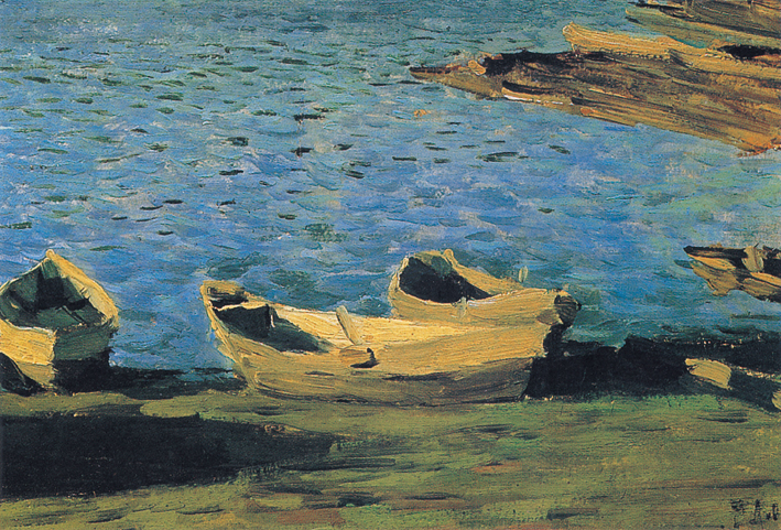  伊萨克·列维坦 Levitan，Isaak Iliich —— 岸边